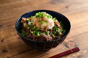 おろし牛丼