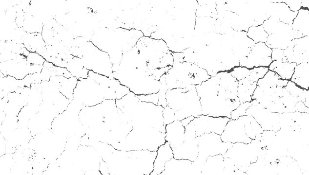 Cracked concrete wall covered texture .dust distress grainy grungy effect, Abstract background of grunge white, black damaged rusty crack and scratch wall texture design vector design 