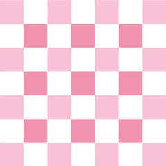 pink and white checkered background