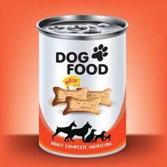 Design of aluminum cans for dog food