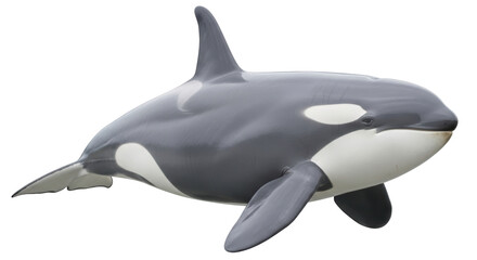 Isolated Orca Killer Whale