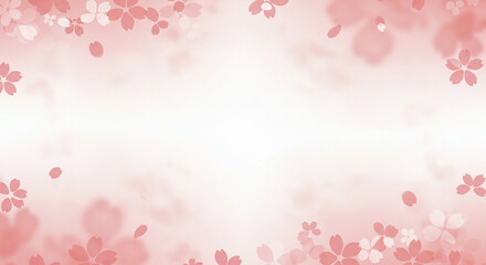 Fototapeta premium シンプルな桜のイラスト背景素材