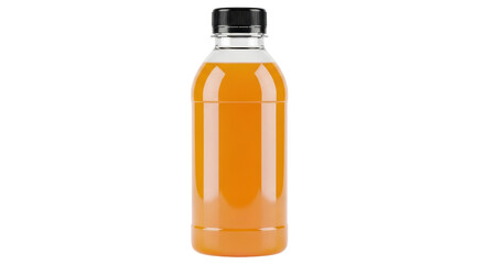 Isolated Orange Juice Bottle