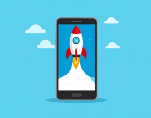 Mobile Rocket Launch App Startup Success