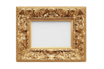 Ornate gold frame with detailed carvings