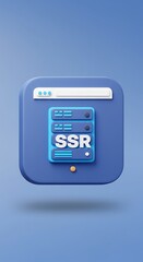 青のサーバー空間