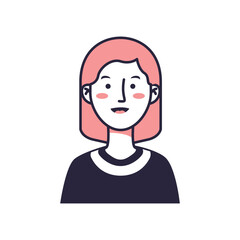 Avatar Vector Icon Set – Diverse Cartoon Characters and Profile Illustrations