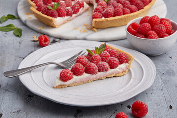 Raspberry tart