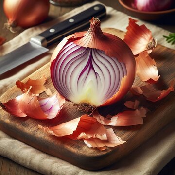 Onion food vegetable fresh violet wooden rustic creative gourmet