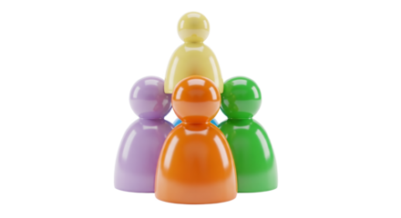 Diverse Group of People Icon Illustration Teamwork Collaboration Business Concept Stock Image