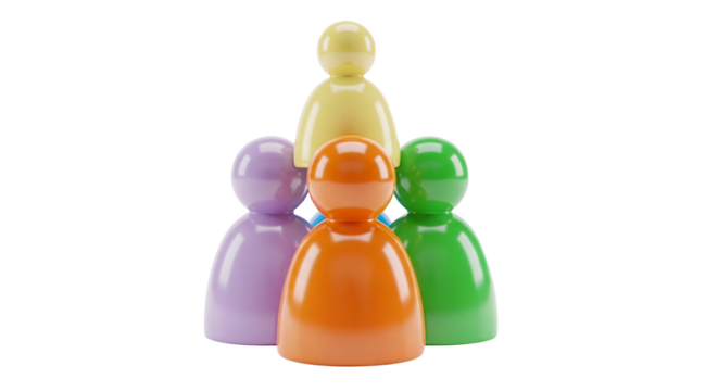 Diverse Group of People Icon Illustration Teamwork Collaboration Business Concept Stock Image