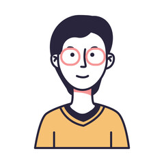 Avatar Vector Icon Set – Diverse Cartoon Characters and Profile Illustrations