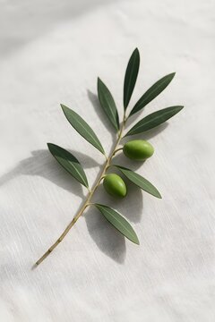 olive bron whitr linen with soft natural light