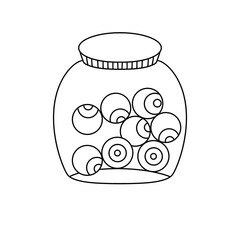 A jar full of eyeballs