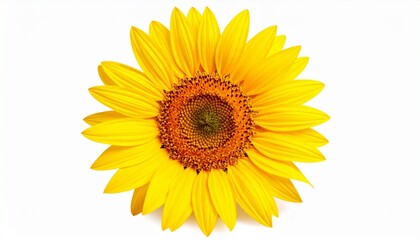 Fototapeta premium sunflower isolated on white background