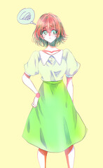 困っている女性