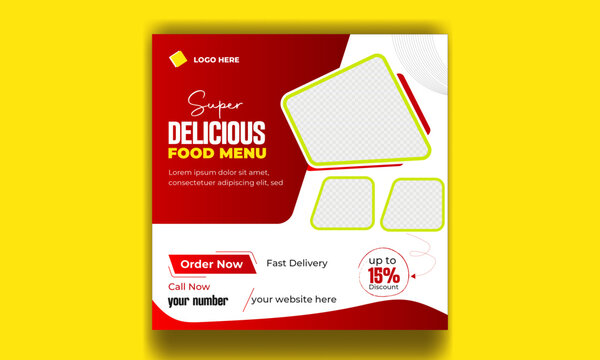 food social media p[ost design