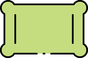 Bedroom Furniture and Interior Elements Vector Icon Set – Home Decoration and Lifestyle