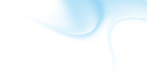 Soft, abstract design with light blue freeform curve on white background.