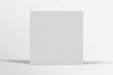 Fototapeta premium Blank Square Card Mockup