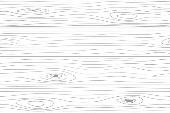 Grey curvy line seamless background look like a wood texture. Vector Repeating Illustration.