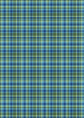 Seamless blue and green Scottish checkered pattern for a vibrant textile or wallpaper design