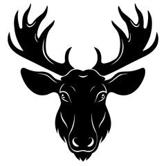 Naklejka premium head of deer