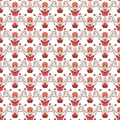 Delicate wildflower patterns in seamless vector design for vibrant textile creation