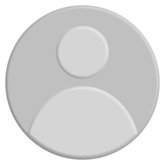 Default avatar for social media or messenger. User icon. Vector  illustration. 