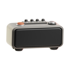 Retro Portable Speaker with Knob Controls