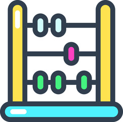 Classic abacus learning tool for counting and math education