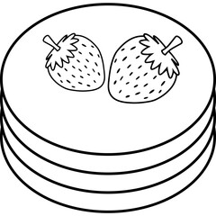 Breakfast Pancakes Line