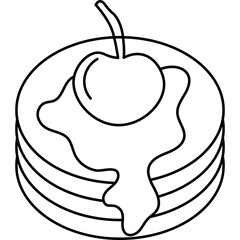 Breakfast Pancakes Line