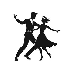 Couple Dancing Ballroom Dance Silhouette romance
