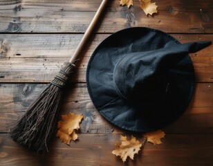 halloween witch broom