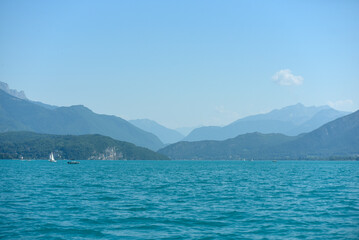 Lac d'Annecy, Duingt, horizon