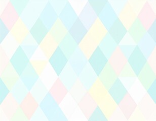 Abstract Pastel Diamond Pattern - Geometric Design with Soft Colors for Background