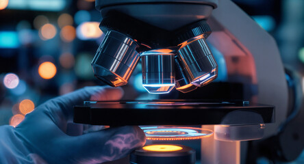 The lab is conducting experiments with research equipment