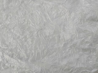 Abstrack crumpled white plastic bag texture and background	