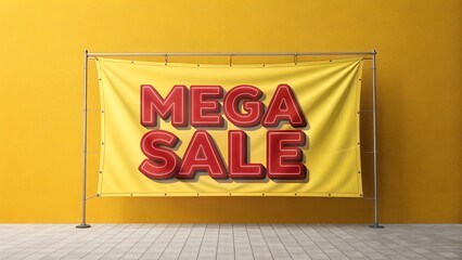 sale sign on a wall