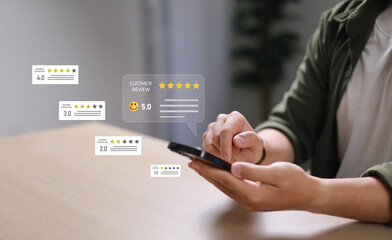 Customer Satisfaction Survey (CSAT) Concept 