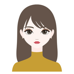 正面を向いた女性16