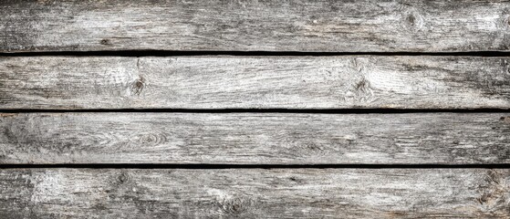 Obraz premium Gray Weathered Wooden Planks