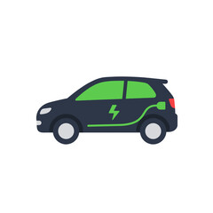 Fototapeta premium Electric Car Icon