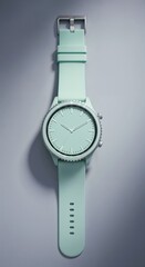 wrist watch isolated on a black background