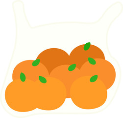 오렌지 일러스트