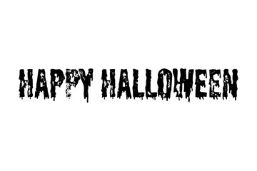 Happy Halloween ハッピー・ハロウィン - Happy Halloween ハッピー・ハロウィンの文字の、よく目立つロゴタイプ
