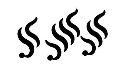 Obraz premium Abstract Black Steam Cloud smoke
