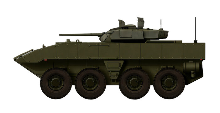 K-17 Bumerang 35mm (Concept of the K-17 armored personnel carrier variant with a new combat module)