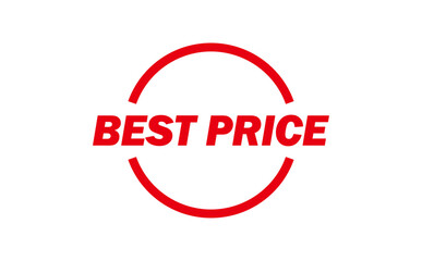 BEST PRICE - BEST PRICE text written on Red Rubber Stamp 
